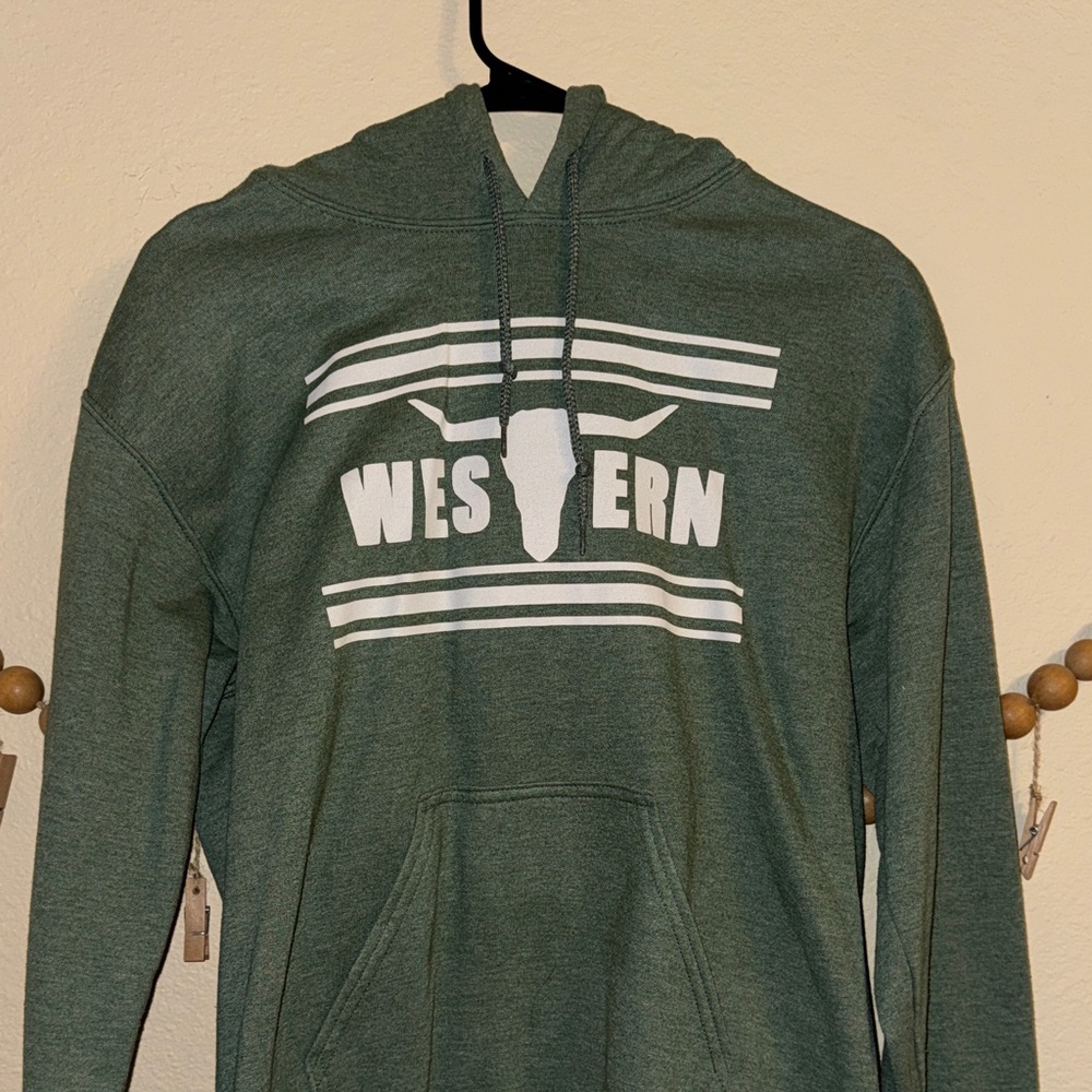 Women’s Green Hoodie Western T Brand Hoodie
